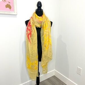 Satya Paul Multi Color Sheer Scarf